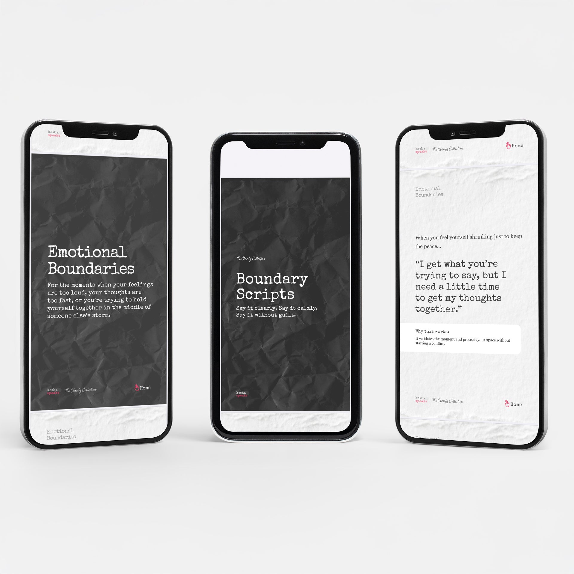 Boundary Scripts: The Clarity Collection – Kesha Speaks